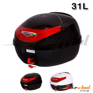 [C8010] 오토바이 탑박스 탑케이스 리어백 가방 헬멧수납 공구통 JIC 31L [KOREA]국산