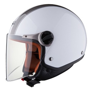 [N6247]-OF560 Elite White Black 바이크 오픈 페이스 헬멧 안전모