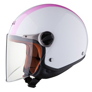 [N6248]-OF560 Elite White Pink 바이크 오픈 페이스 헬멧 안전모 