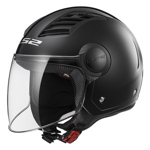 [N6228]-OF562 AIRFLOW GLOSS BLACK LONG 바이크 오픈 페이스 헬멧 안전모 