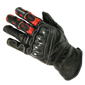 [N6445]-KOMINE GK-407Short Carbon Gloves 2카본보호대 가죽장갑